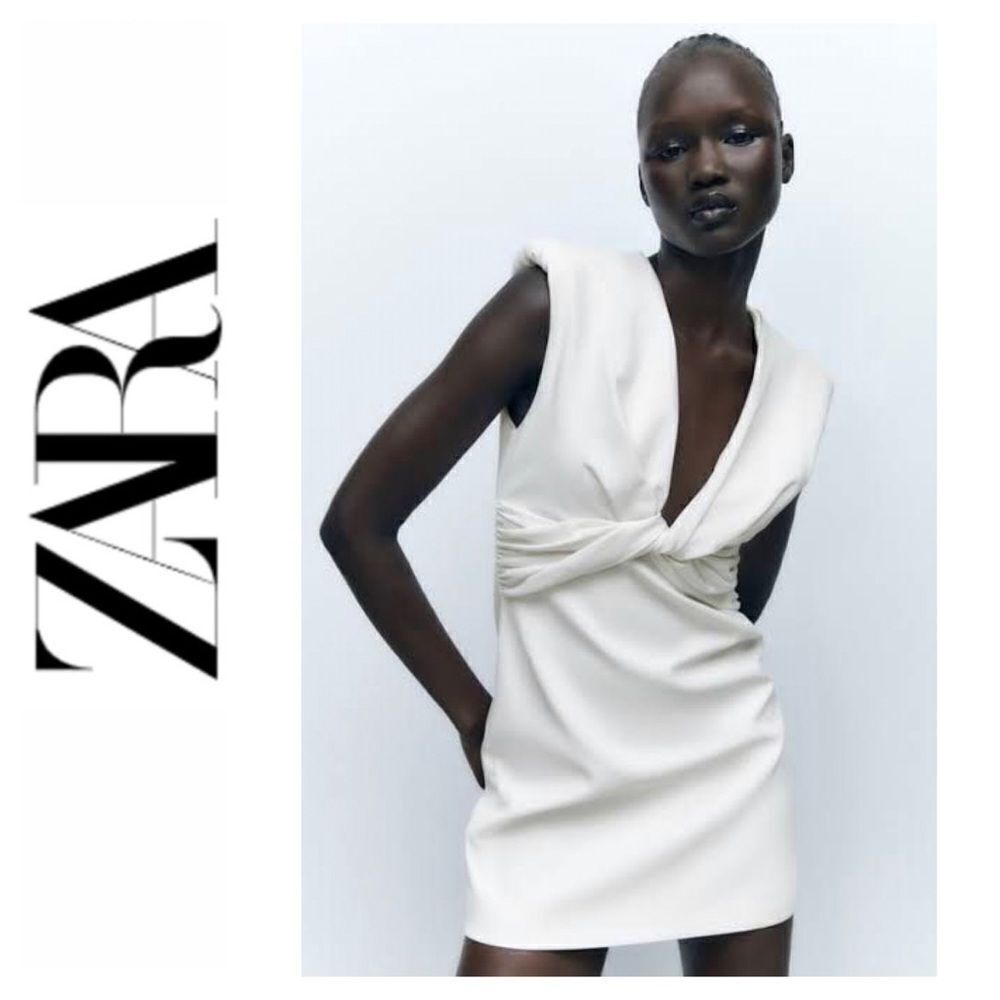 Zara White Mini Dress